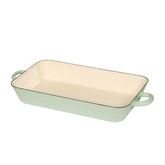 Baking Pan Rectangular w Handles 37x22cm Pastel Green